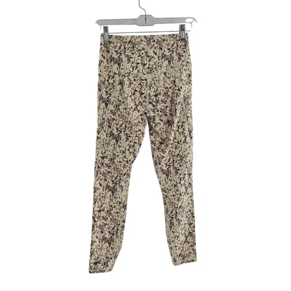 Varley Women's High-Rise Leggings with Side Pockets Crema Fractured Flower Small - Picture 5 of 7